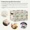 Easter Basket Storage, Box with Handles Easter Bunny Eggs in Grass Flowers Fabric Collapsible Storage Bins